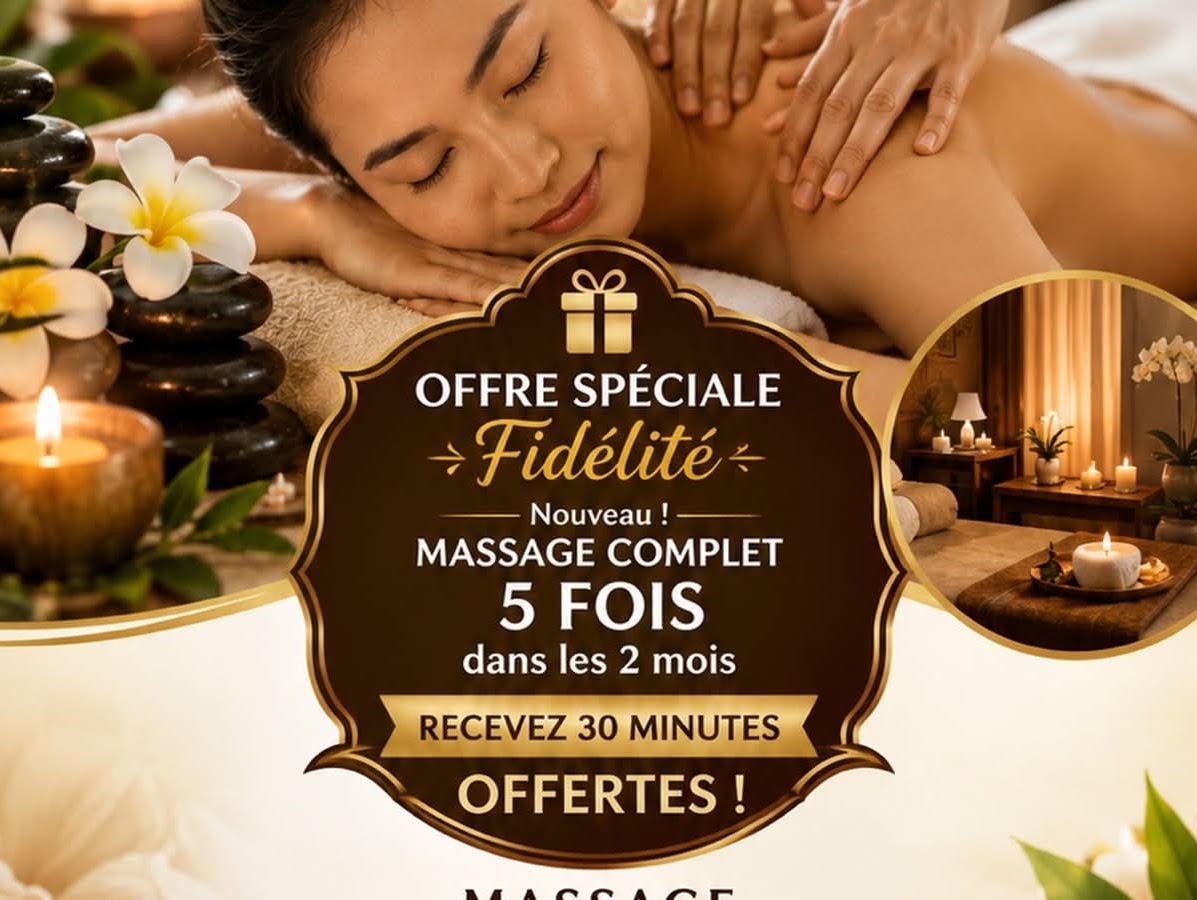 Massage aux pierres chaudes et huiles parfumées